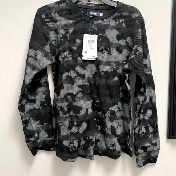 Univibe Big Boys Carrey Color Blocked Thermal T-shirt Size Medium - Picture 2 of 3